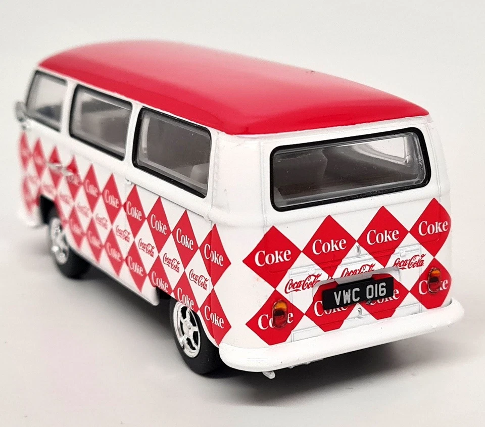 Corgi 1/43 Volkswagen T2 Bay Window Coke Coca Cola Diamond Diecast Model Car - Image 4 of 4