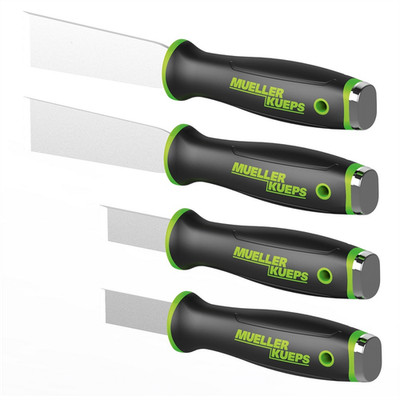 Mueller Kueps 268400 Stainless Steel Scraper Kit 4 Piece Gasket Prep Tools
