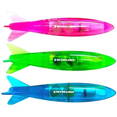 Swimline Original 3-Pack Diving Toys LED Extra Large, Led Torpedos (3-pack) 
