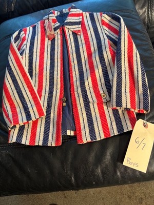 1950's boys vintage jacket size 6/7 12'' pit 19'' tall NM  studio wardrobe sale