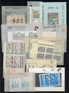 PERU Selections: Large STOCK Assortment #2 Many MNH SEE SCAN $$$