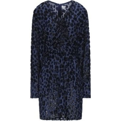Lala Berlin NWT Deina Velvet Leopard Jacquard in Midnight Size L
