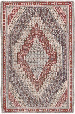 Kelim Senneh Teppich 200x300 cm handgewebt Wolle Persien Unikat Neu