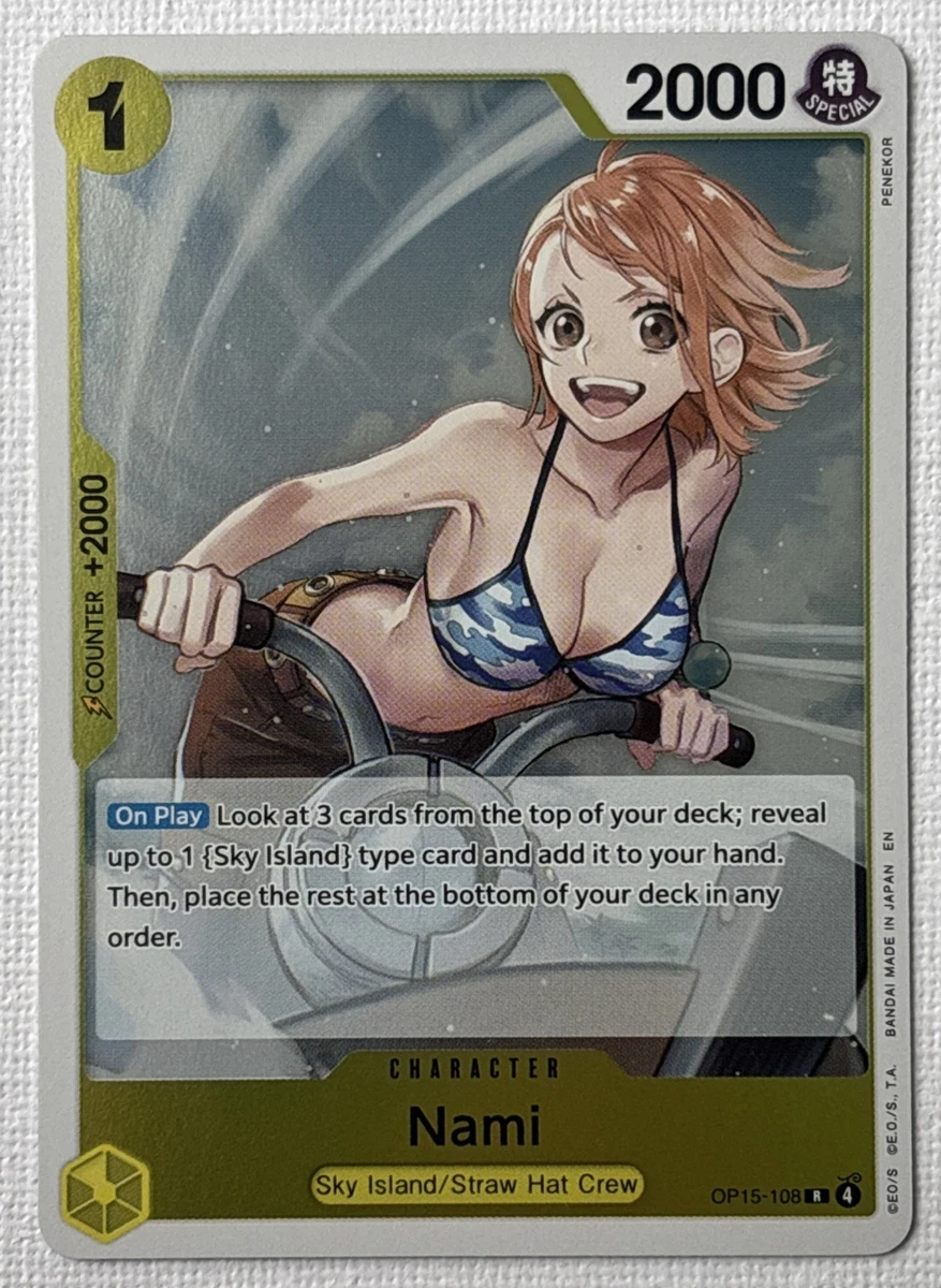 Nami OP15-108 Adventure on Kami's Island for sale | eBay