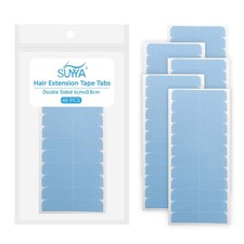 SUYYA 60 Pieces Hair Extension Tape Tabs Double Sided Extension Tapes for Rep...