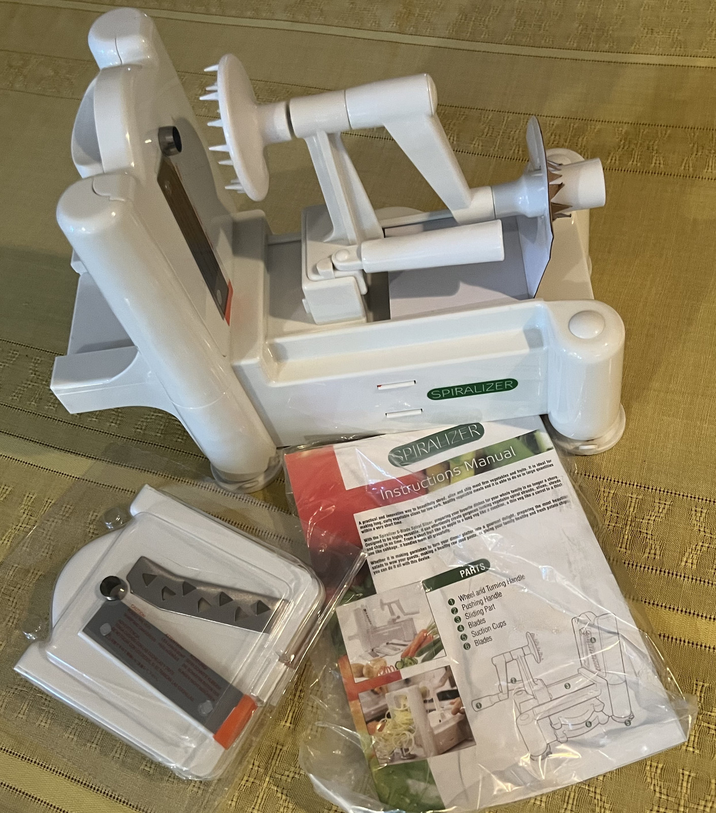 Spiralizer 5-Blade Vegetable Slicer - Tool for Eating Healthier; Open Box