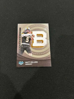 2025 Bowman Chrome U Matt Zollers Lettered Up #LU-19 Missouri Tigers