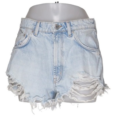 Zara, Jeans Shorts, Größe: 38, Blau, Baumwolle, Einfarbig, Denim, Damen #pCo
