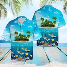 Turtle Island Hawaiian Shirt Unisex Adult Hw5454