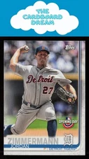 Jordan Zimmermann 2019 Topps Opening Day #10 Detroit Tigers Baseball Card