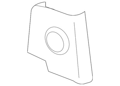 Genuine GM Rear Pillar Trim 10391811