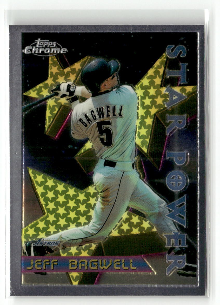1996 Topps Chrome #4 Jeff Bagwell STAR POWER HOF