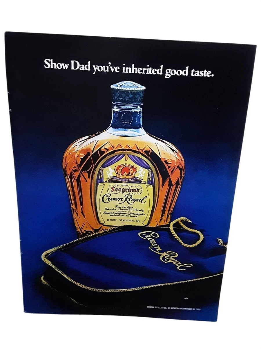 Seagrams Crown Royal In Seagram'S Advertising for sale | eBay