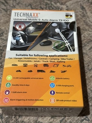 TECHNAXX GERMANYUniversal Mobile & Auto Alarm TX-I00