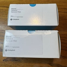 Coloplast Brava Adhesive Remover Wipes 60 Total Expire 2027/2028 #120115 2 Boxes