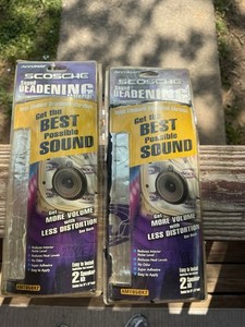 Scosche AMT050X2 Acoustic Dampening Material 2-Pack for Speakers