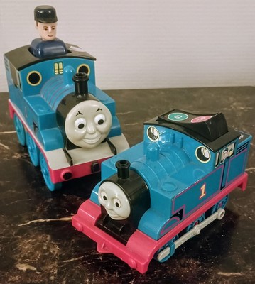 6'' THOMAS & FRIENDS Tomy Gullane TRAIN ENGINE Push & Go vtg + Nylint Thomas Read