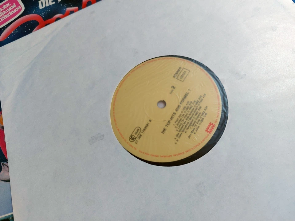 DIE TOP-HITS AUS Formel Eins, EMI 1983 Germany,  12" Vinyl LP. - Bild 2 von 3