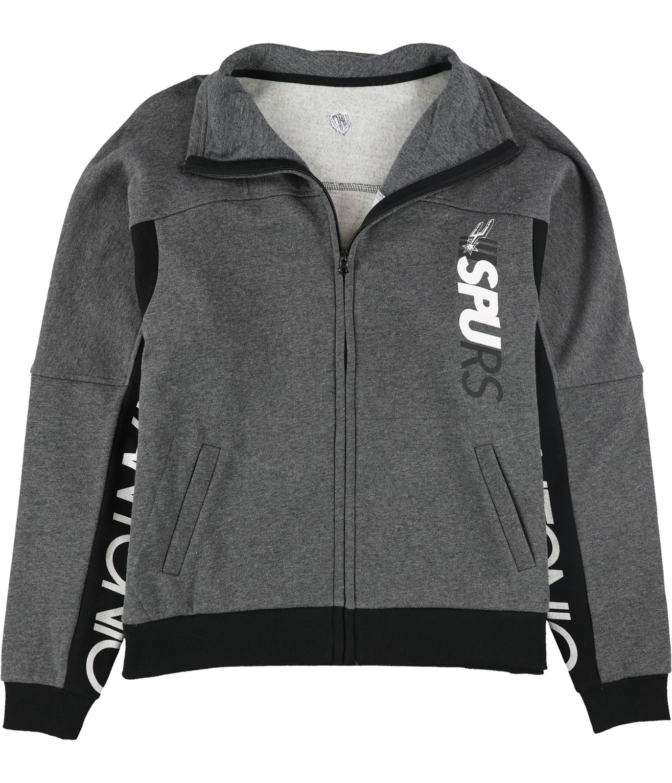 Мужская толстовка San Antonio Spurs с высокими ручками, серая, среднего размера