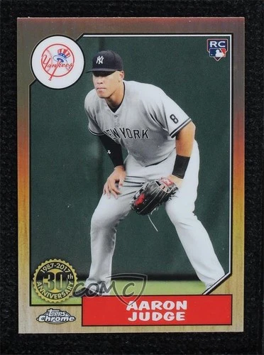 2017 Topps Chrome 1987 Design Aaron Judge #87T-8 Rookie RC