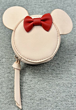 Baby Infant Pacifier Case Miss Fong Minnie Mouse Inspired Pink Zipper Closure