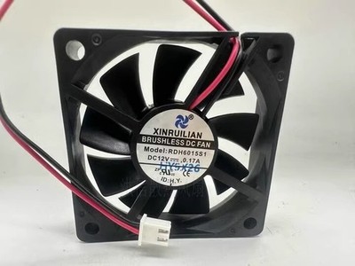1 pcs XFAN RDH6015S1 6015 12V 0.17A 6CM 60 * 15mm Silent Fan *lh