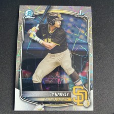 2025 Bowman Draft - Chrome Ty Harvey #BDC-58 Laser Refractor (RC)