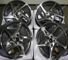 Alufelgen 19 Zoll R4 f�r Bmw Mini F54 F55 F56 F57 F60 Coupe Cabrio 5x112 Grau