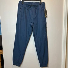 NWT Point Summit Outdoor Mens Fleece Lined Jogger Pants Size Medium Navy Hiking