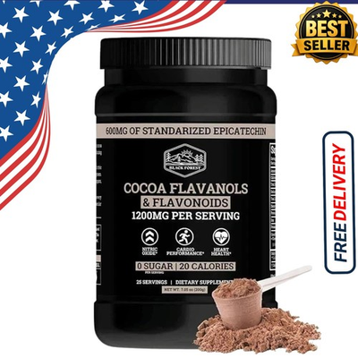#ad Black Forest High Flavanol Cocoa Powder Flavonoids Supplement 1200 mg $19.97