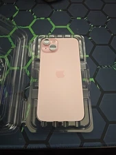 OEM Apple iPhone 15 Plus Back Glass Housing Pink w/ MagSafe & NFC Coil Original