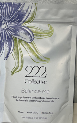 222 Collective Balance me Nahrungsergänzungsmittel mit natürlichen Süßstoffen Neu