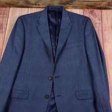 Lauren Ralph Lauren Sport Coat Mens 42R Blue Plaid