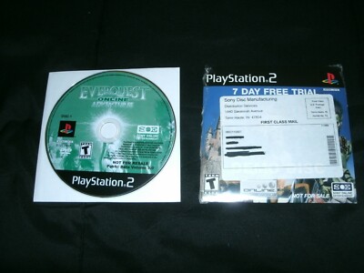 Everquest Online Adventures Public B/EOA Trial Demo Disc Sony Playstation 2 