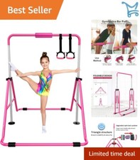 Adjustable Height Gymnastics Bars for Kids Foldable Training Equipment