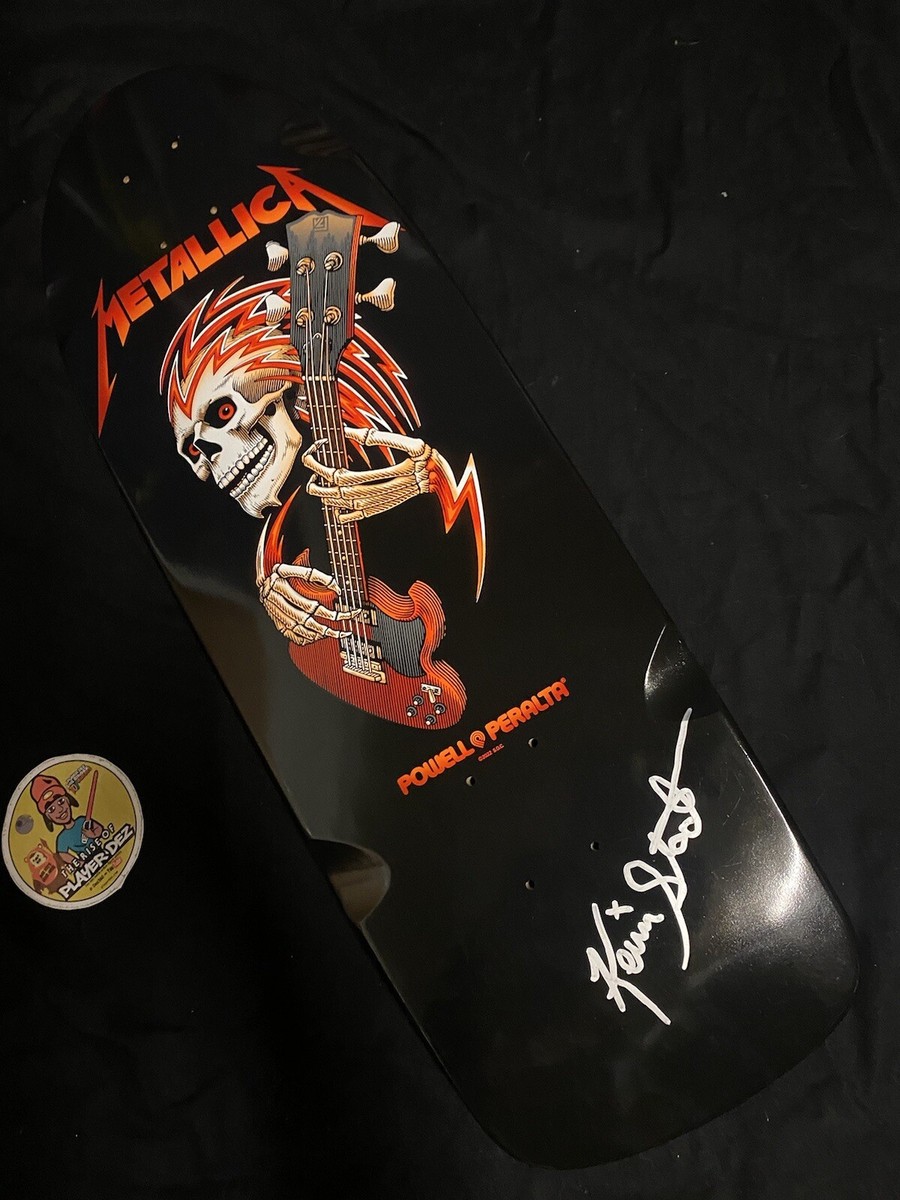 RARE SIGNED Kevin Staab Metallica Powell Peralta Skateboard Deck