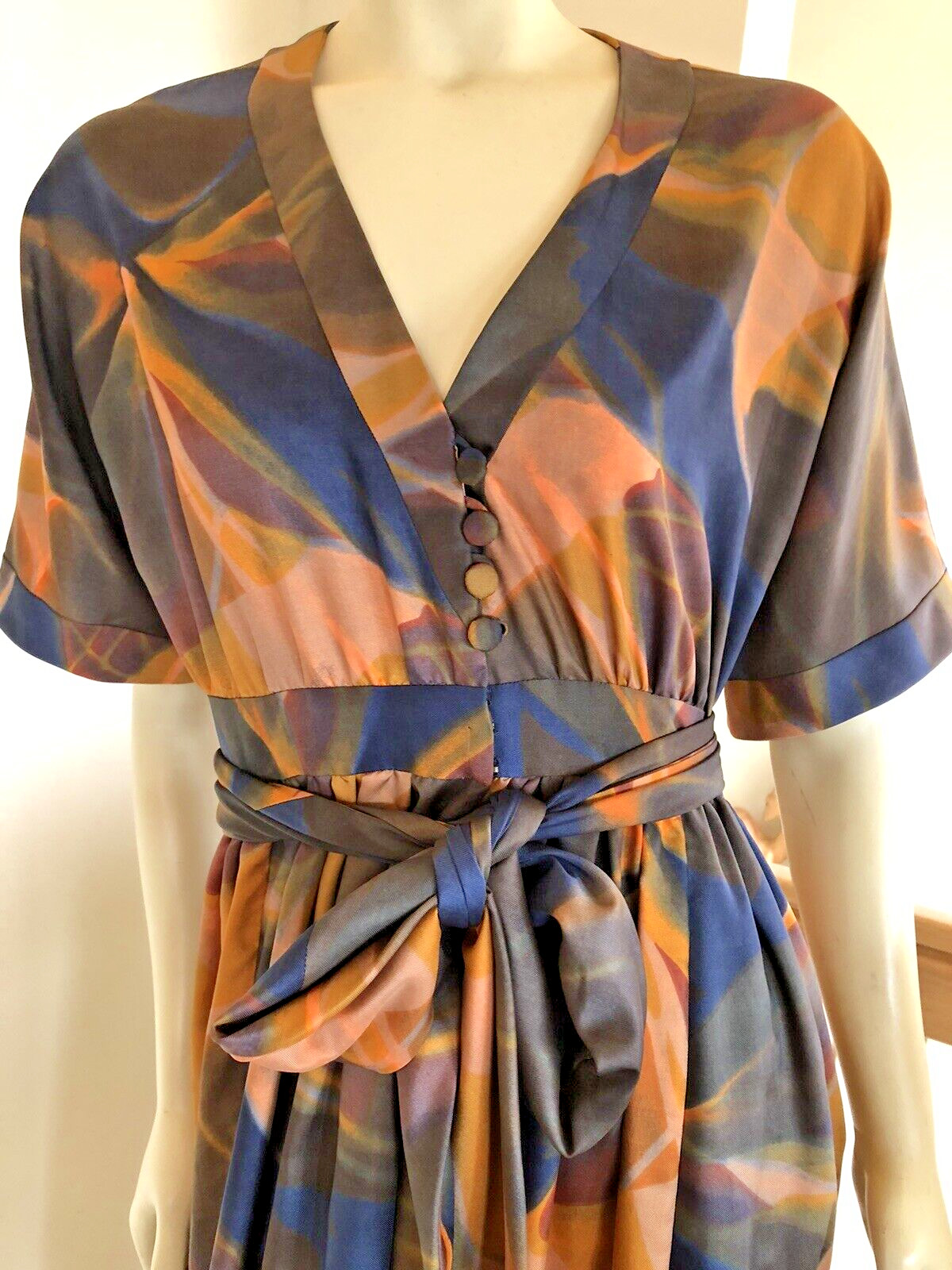 EXTREMELY RARE Vintage 60's Green and Black Striped VOGUE PARIS Dress and Overcoat Set