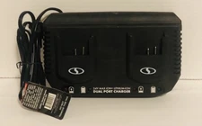 Snow Sun Joe 24V iON+ Dual Port Quick Charge Docking Station Charger 24VCHRG-DPC