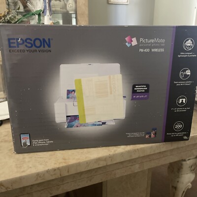 Epson PictureMate PM-400 White Standard Printer - C11CE84201