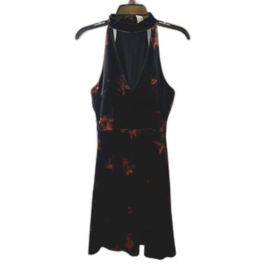 Venus Burnout Velvet Floral Sleeveless Dress Size Small Whimsygoth Punk