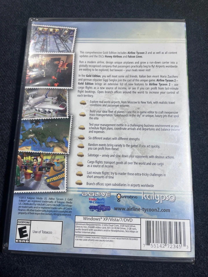 Airline Tycoon 2 Gold Edition PC Game DVD-ROM brand new sealed 2013 - Image 2 of 2