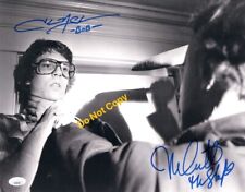 NICK CASTLE & JOHN MICHAEL GRAHAM signed 11x14 Photo HALLOWEEN The Shape Bob JSA NICK CASTLE & JOHN MICHAEL GRAHAM signed 11x14 Photo HALLOWEEN The Shape Bob JSA