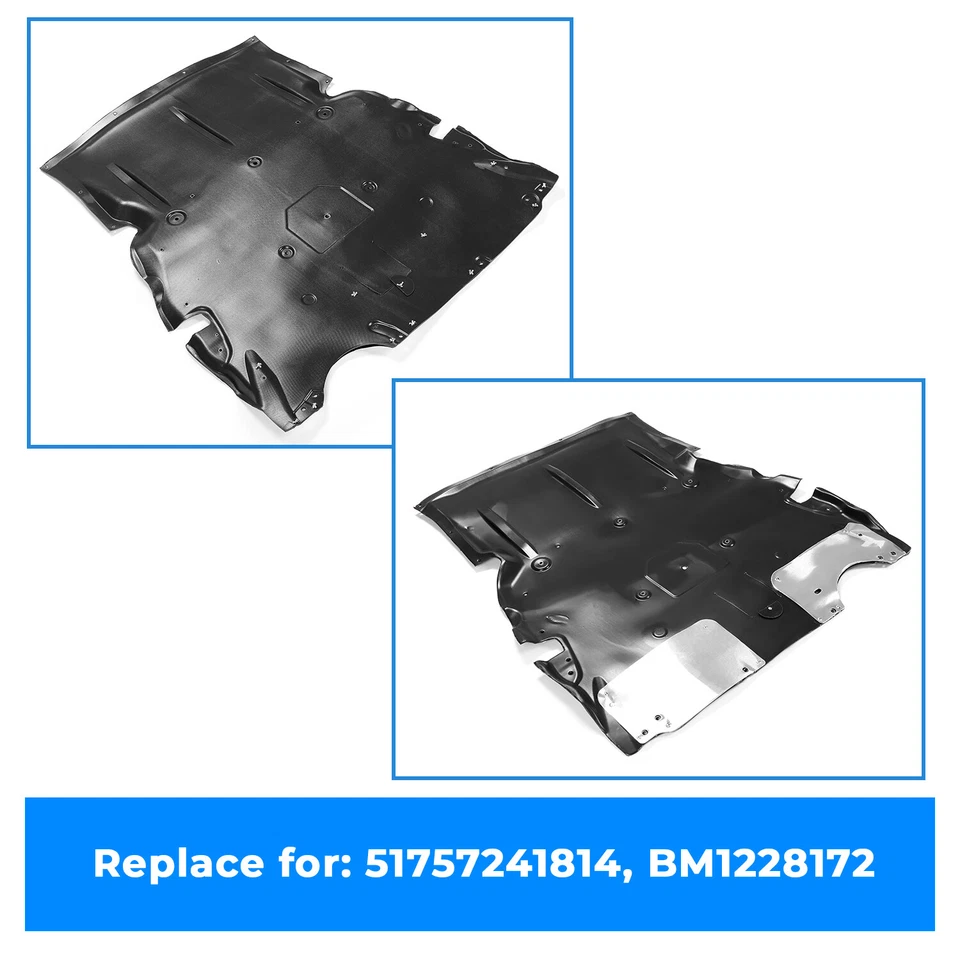 Engine Splash Shield For BMW 328i 2012-2016 Front Lower F30 Sedan/230i 2017-2021 - Image 2 of 4