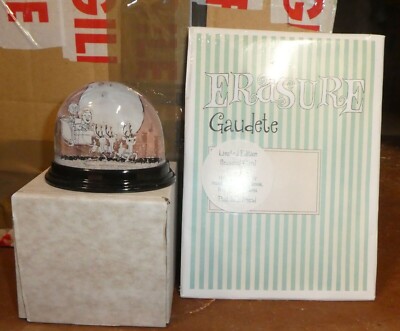 Erasure  Mute Snow Globe Christmas Gaudete card/ Cd Single New boxed sealed