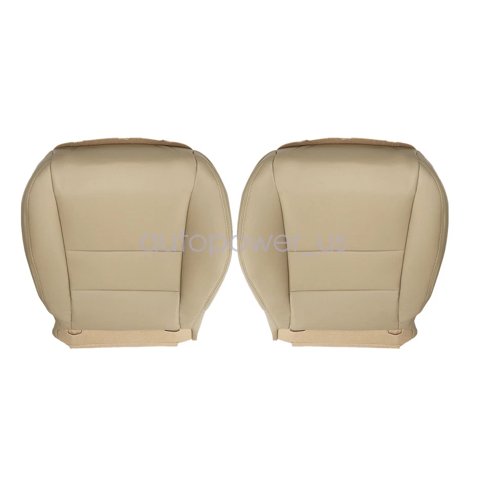 Cubierta de asiento delantera de cuero tostada para Honda Accord EX SE LX 2003-2007 4 puertas Foto 4 de 4