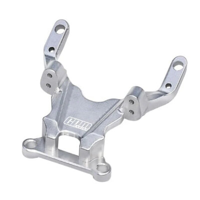 GPM Racing Aluminum 7075 Alloy Front Bulkhead Silver for Losi 1/24 Micro-B