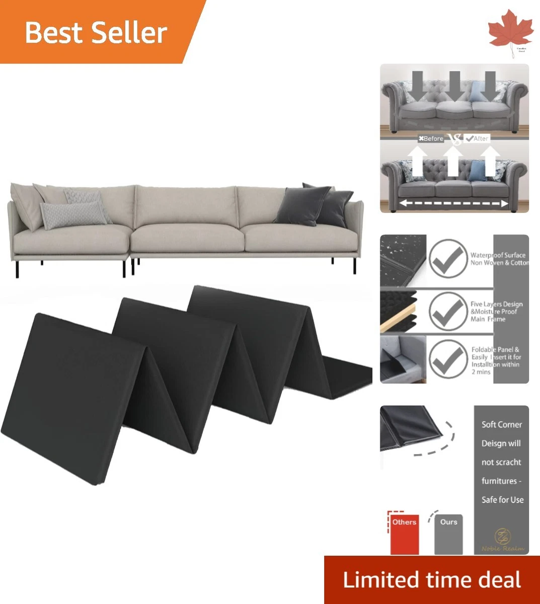 Sofa Cushion Support Panels Baci Living Room