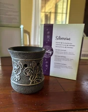 new in box Scentsy Mini Wall Plug In Silvervine boho style Nightlight Wax Warmer