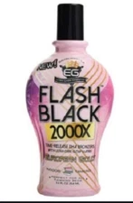 Flash Black 2000X Tanning Lotion Bronzer 12 oz by European Gold