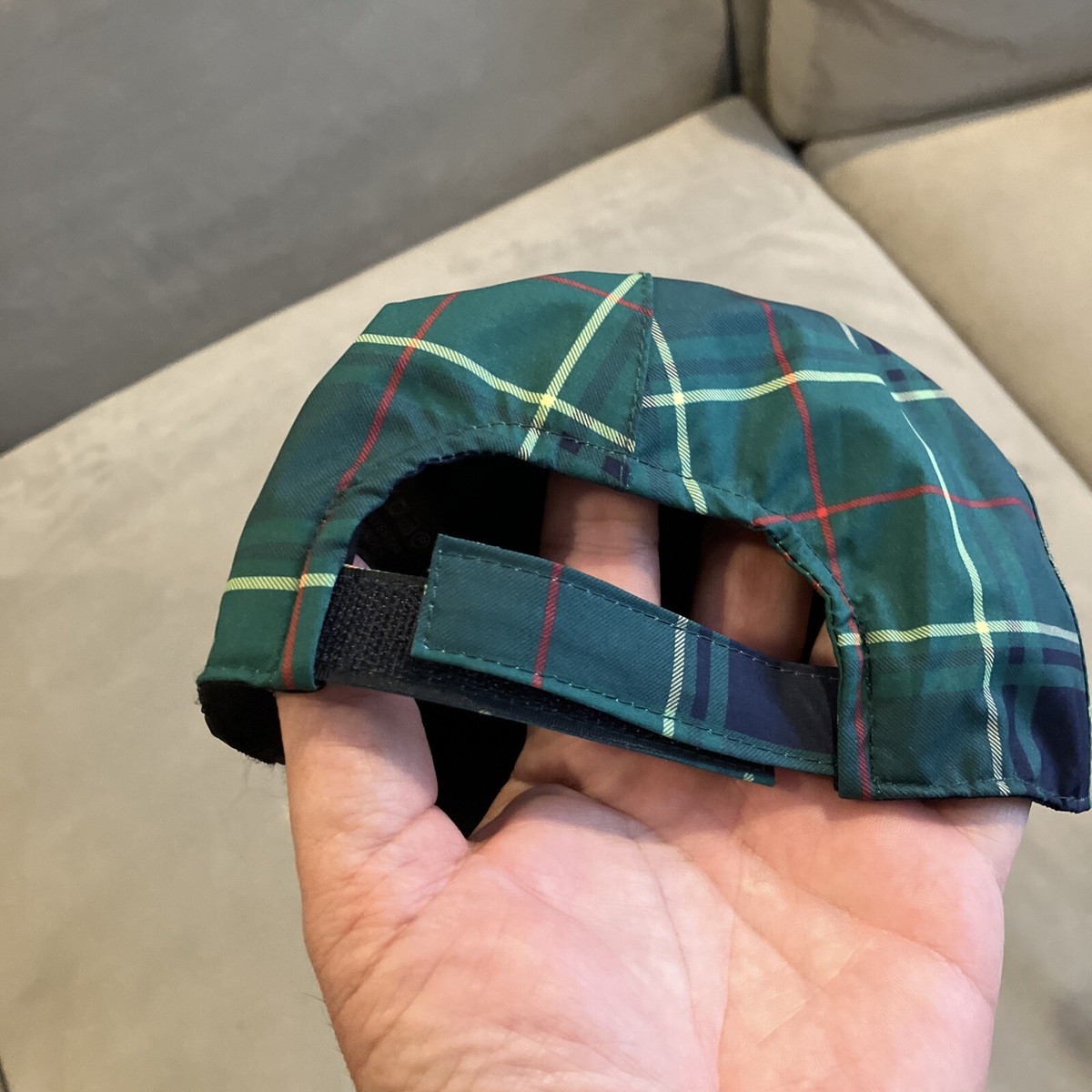 Vintage‎ St Andrews Links Golf Visor Womens Lavender Purple Tartan Plaid Tennis Shop - St Andrews Links : The Home of Golf main image 2